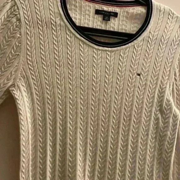 Tommy Hilfiger Knit Sweaters | Color: White - Picture 3 of 4